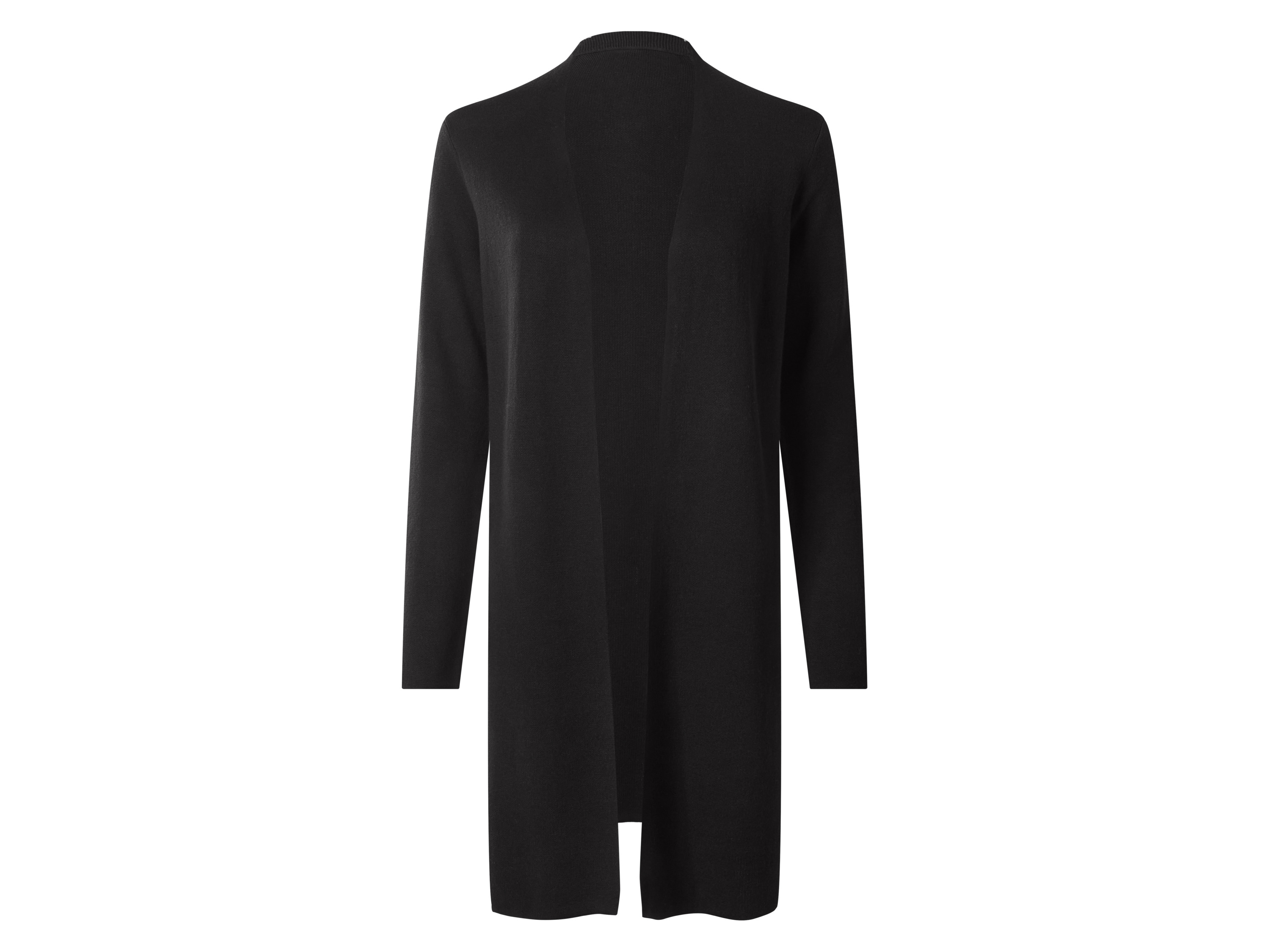 ESMARA® Kardigan z cienkiej dzianiny damski  (Czarny, L(44/46))