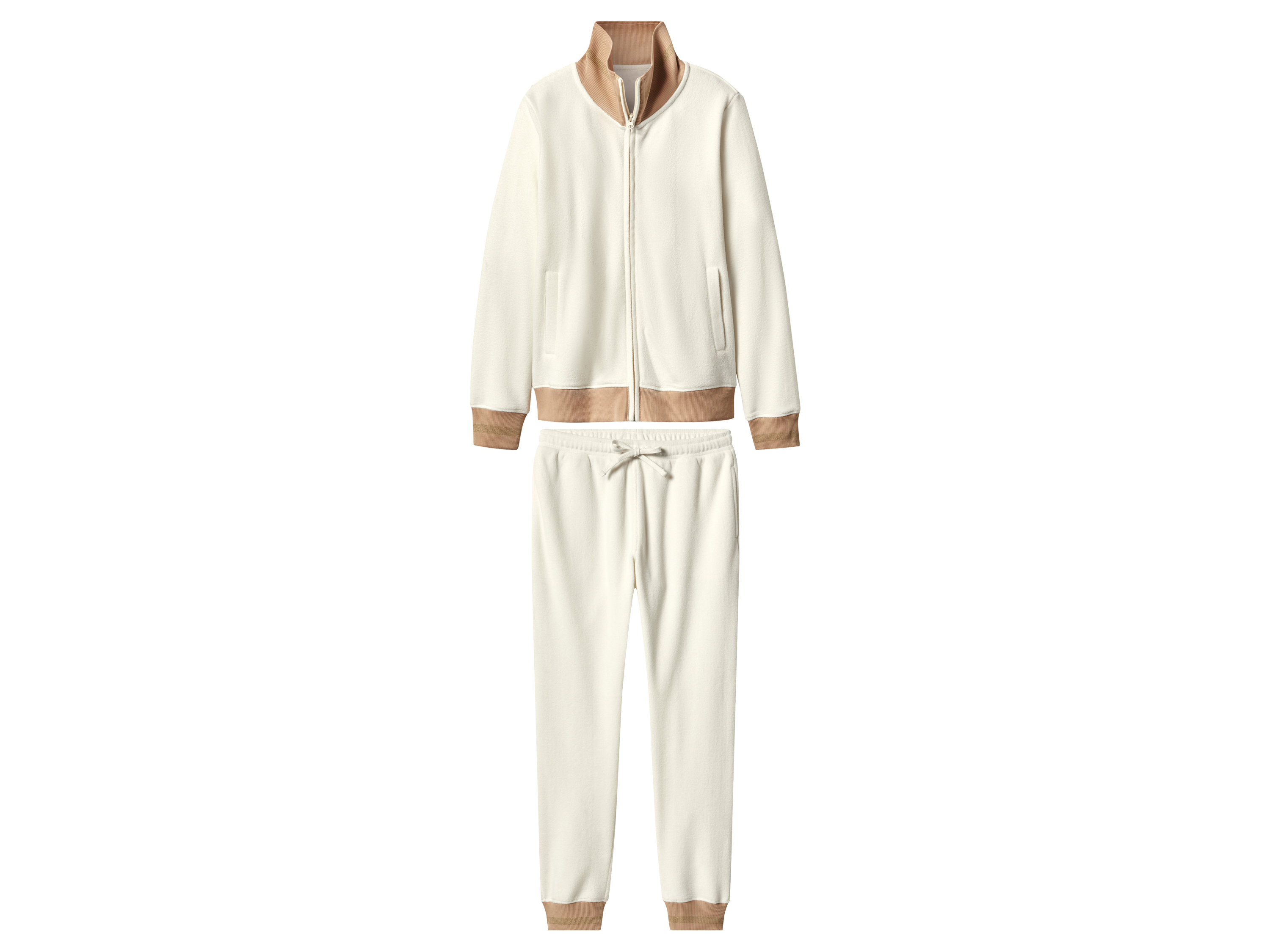esmara® Dres polarowy damski (Biały, M (40/42))