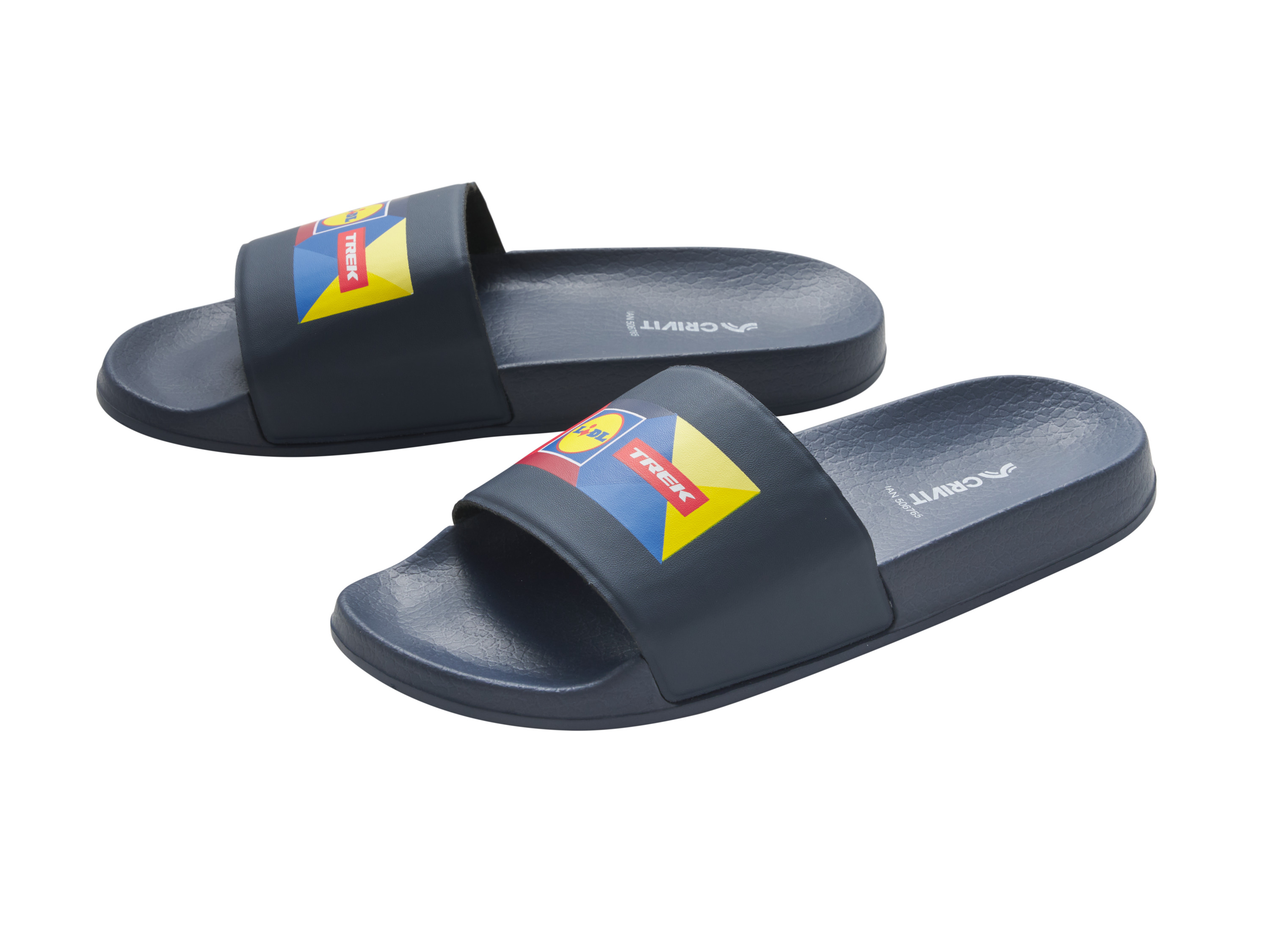 CRIVIT Klapki kąpielowe z kolekcji Lidl (Granatowy, 46/47)