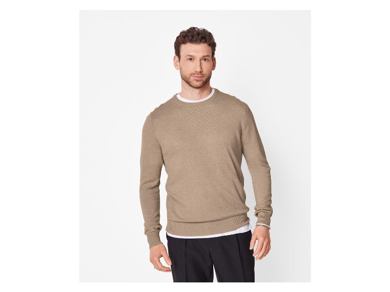 Sweter męski z kaszmirem i wełną merino