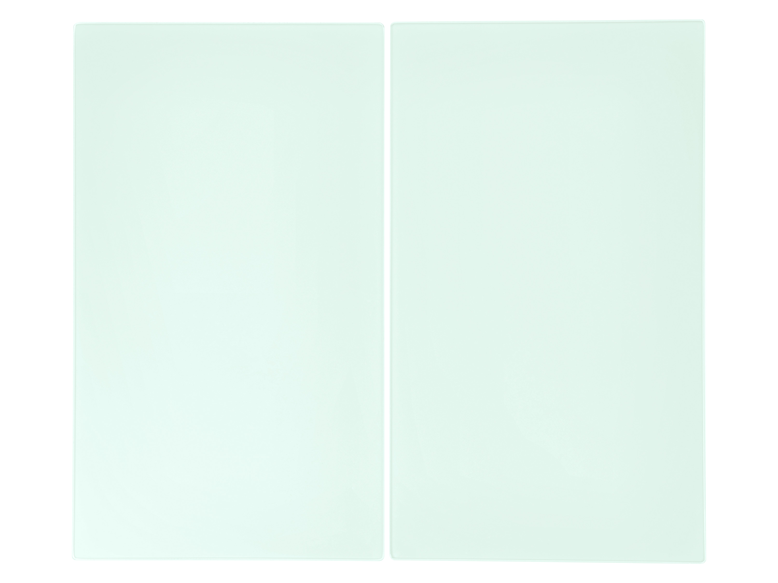 SILVERCREST® Szklane płyty ochronne na kuchenkę, 2 sztuki (Szkło mleczne)
