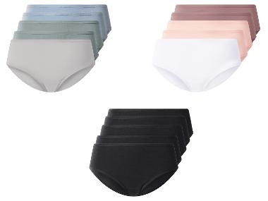 ESMARA® Majtki hipstery damskie, 5 par