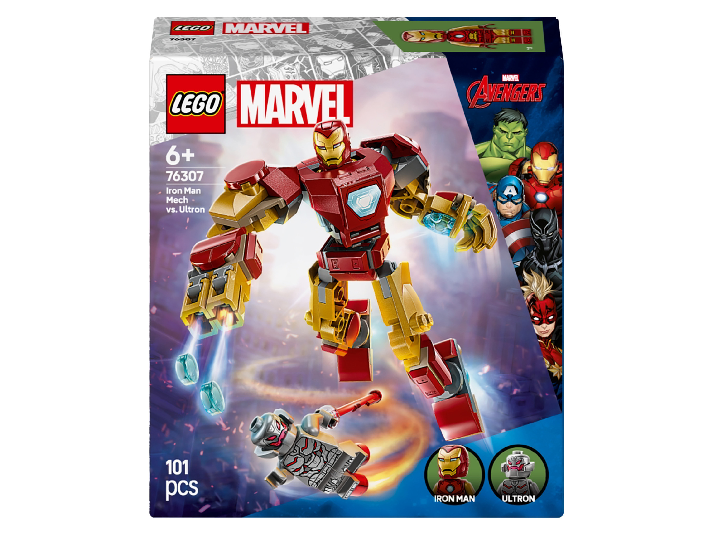 LEGO® Marvel Super Heroes 76307 Mech Iron Mana kontra Ultron