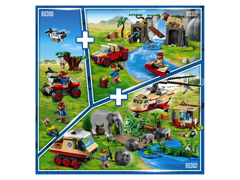 Pełny ekran: LEGO® City 60301 Terenówka ratowników dzikich zwierząt - zdjęcie 6