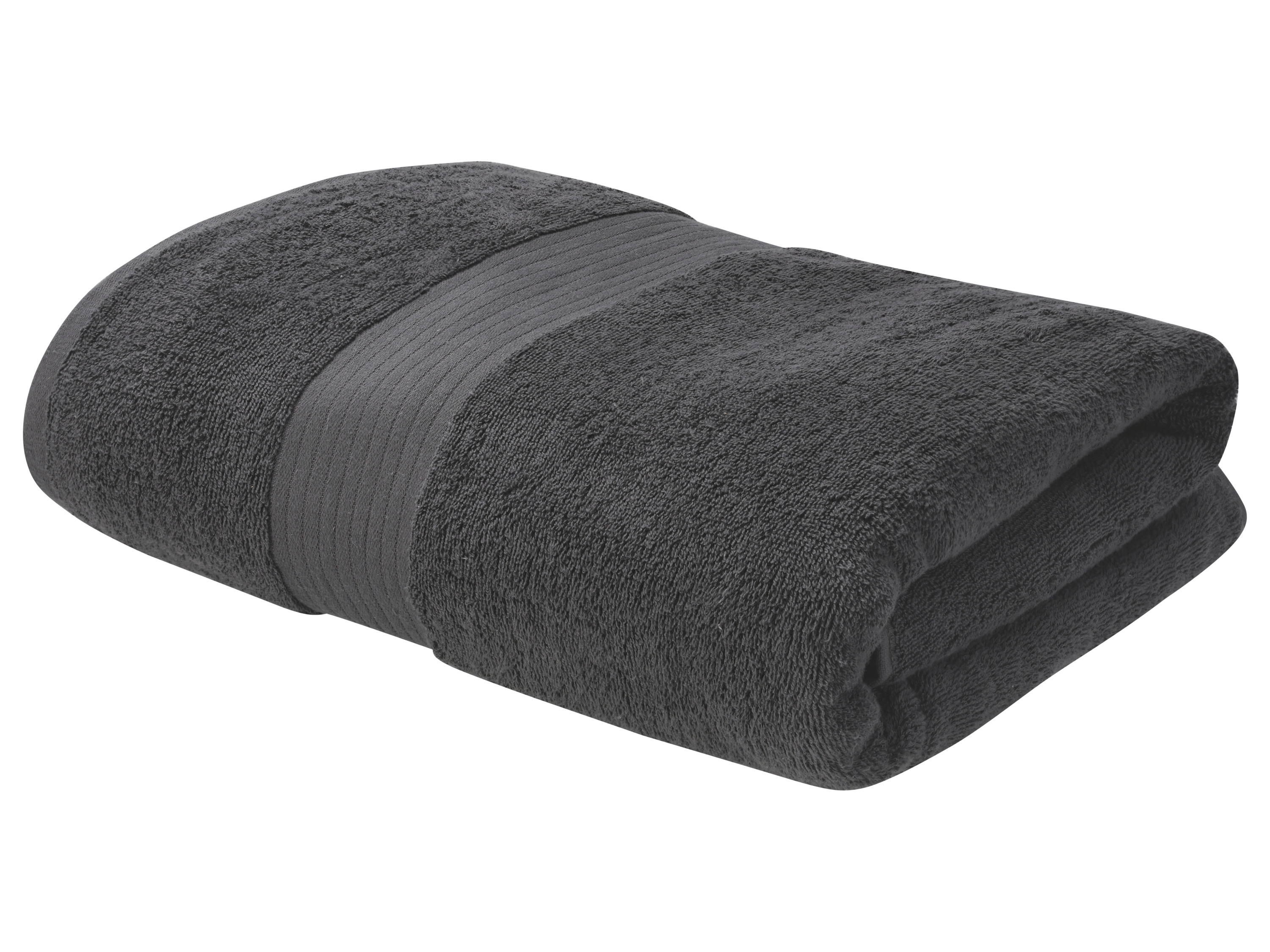 LIVARNO® Ręcznik kąpielowy frotte, 100 x 150 cm (Szary)
