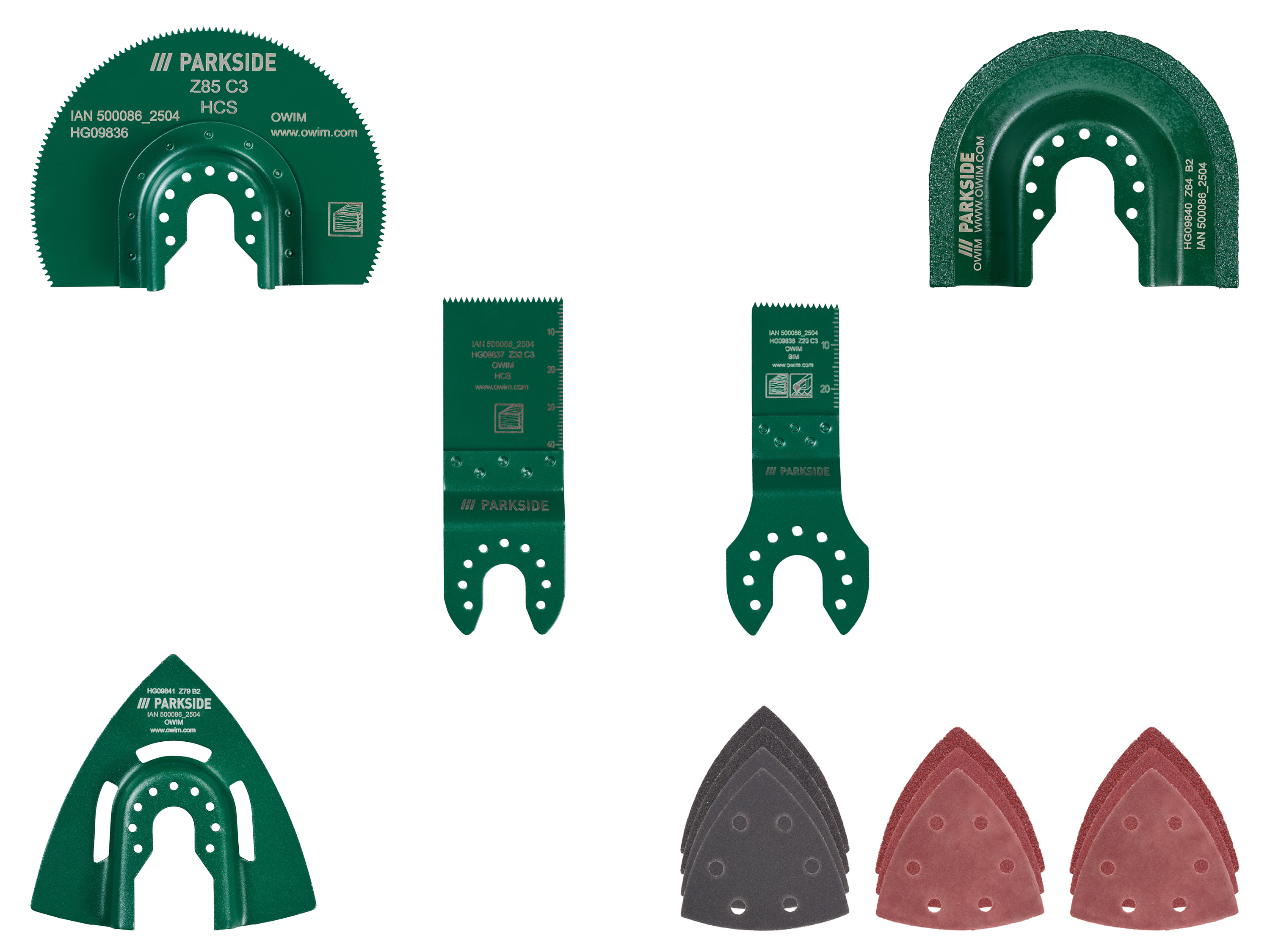 PARKSIDE® Akcesoria do narzędzi wielofunkcyjnych