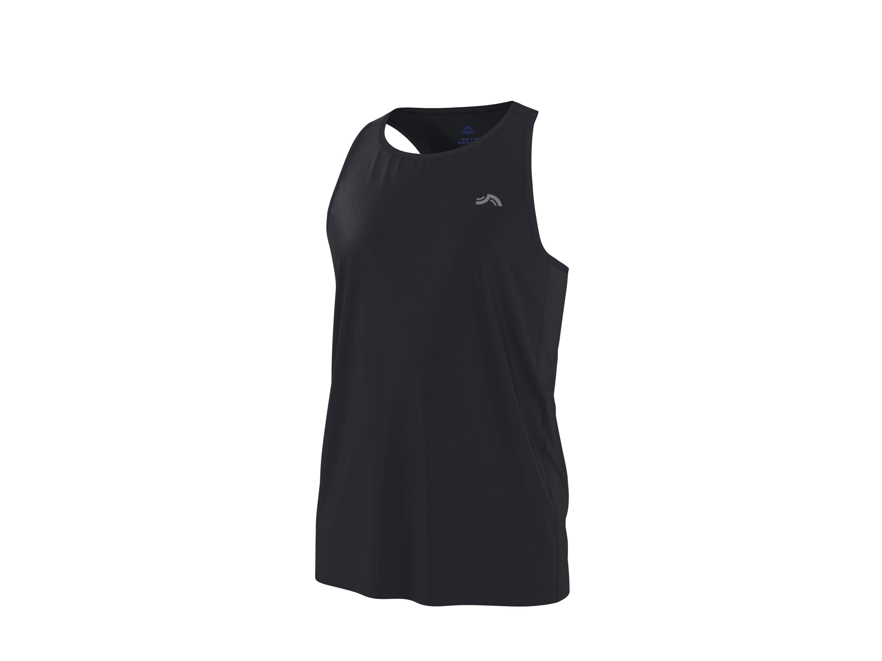 CRIVIT Top funkcyjny męski (Czarny, S (44/46))