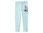 Jasnoniebieskie legginsy dziewczęce z nadrukiem Stitch i Angel.