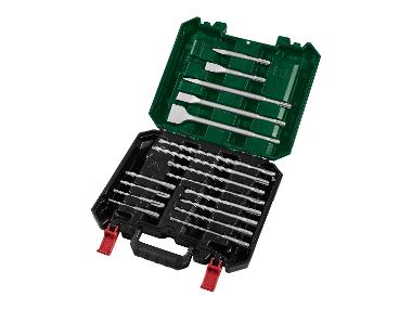 PARKSIDE® Zestaw wierteł i dłut SDS-Plus, 17 elementów