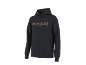 Czarna bluza z kapturem z napisem „PARKSIDE EST. 1996” w paski