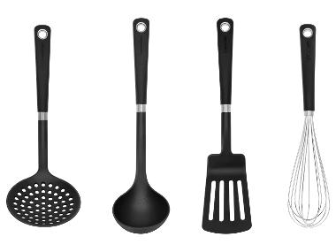 SILVERCREST® Zestaw przyborów kuchennych, 4-częściowy.