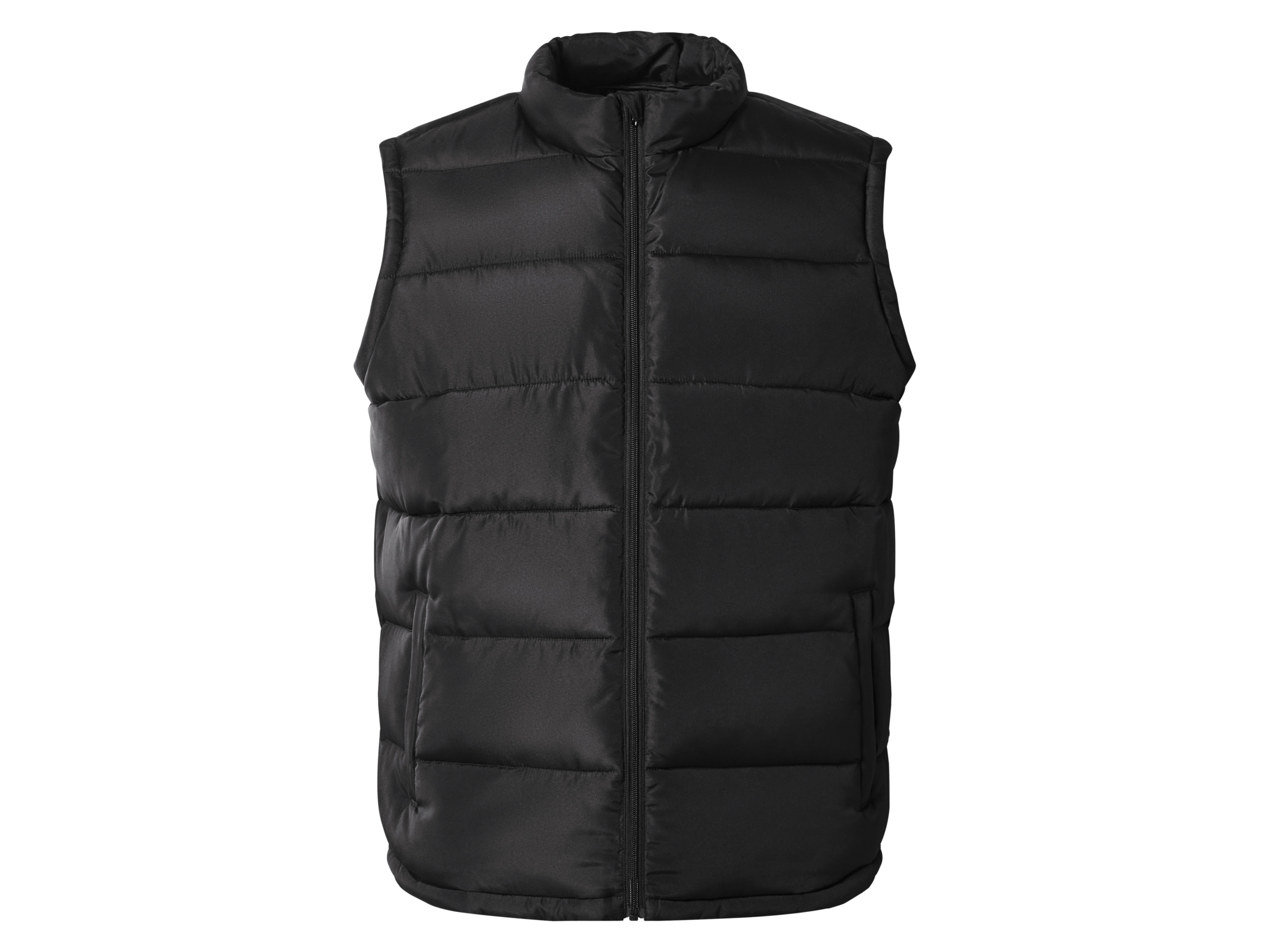 ESMARA MEN Kamizelka pikowana męska (Czarny, XXL (60/62))
