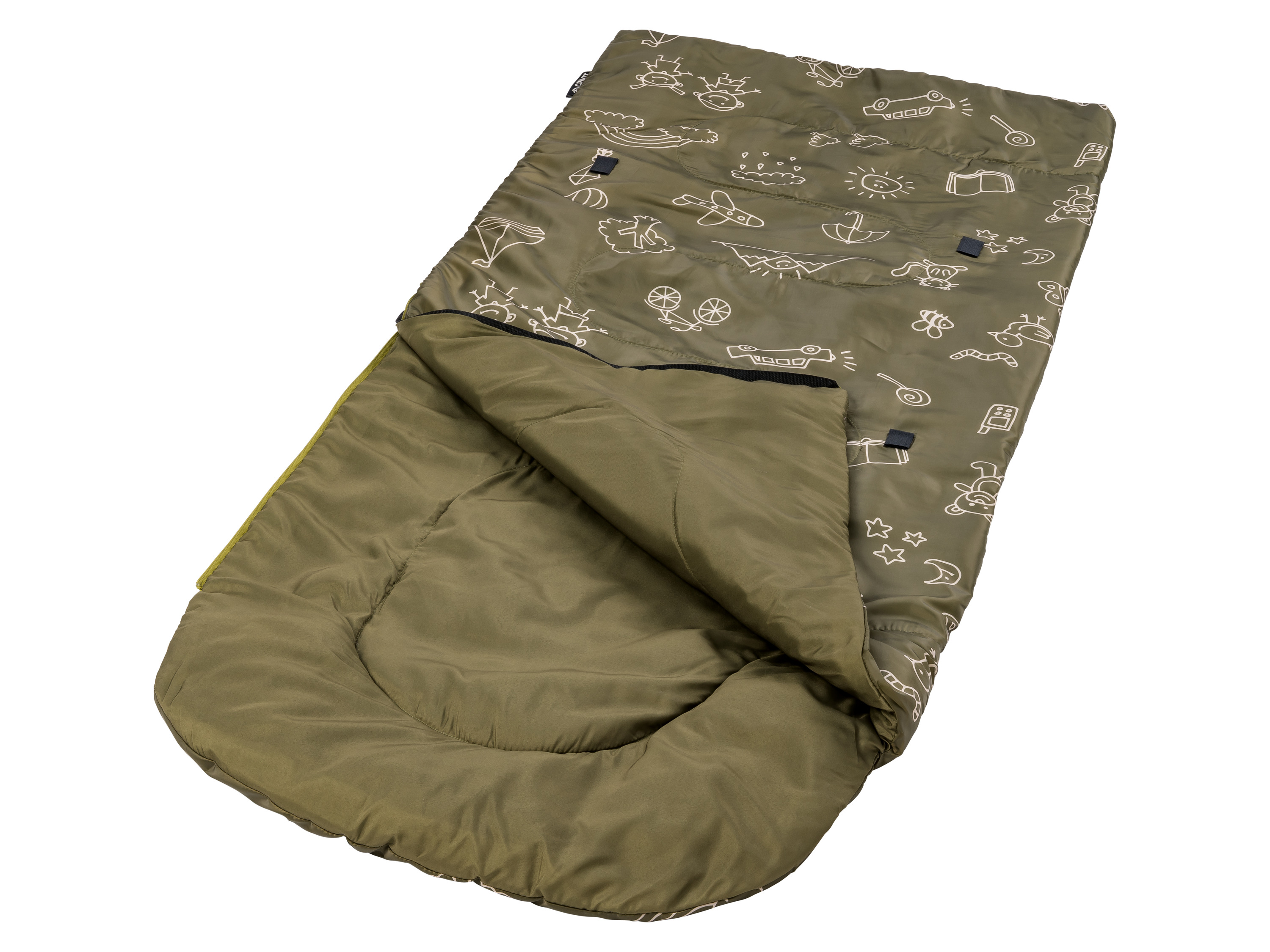 CRIVIT Śpiwór dziecięcy (Zielony)