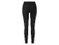 Czarne legginsy damskie.
