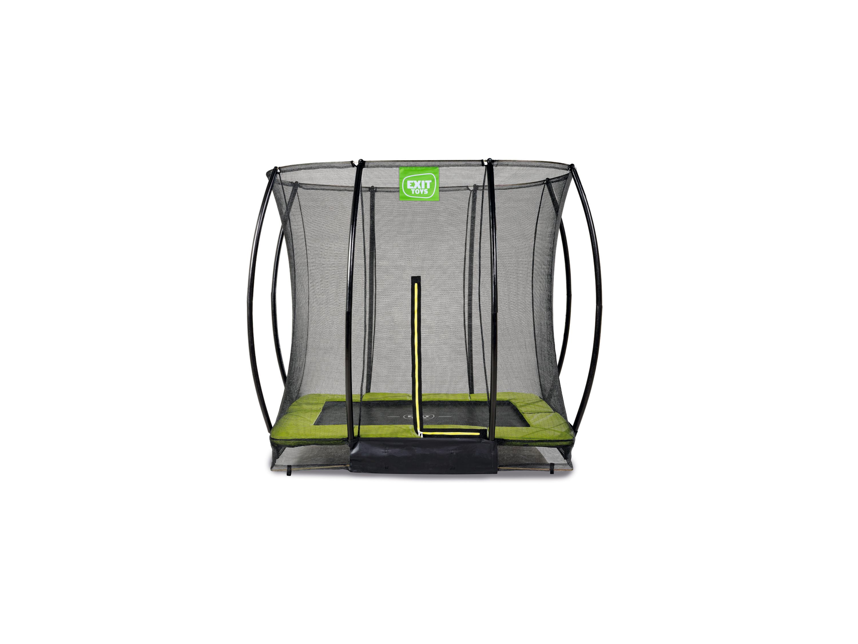 EXIT TOYS Trampolina ziemna Silhouette z siatką ochronną (153 x 214 cm)