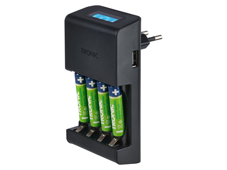 Pełny ekran: TRONIC® Ładowarka do akumulatorów ze wskaźnikiem ładowania LCD - zdjęcie 2