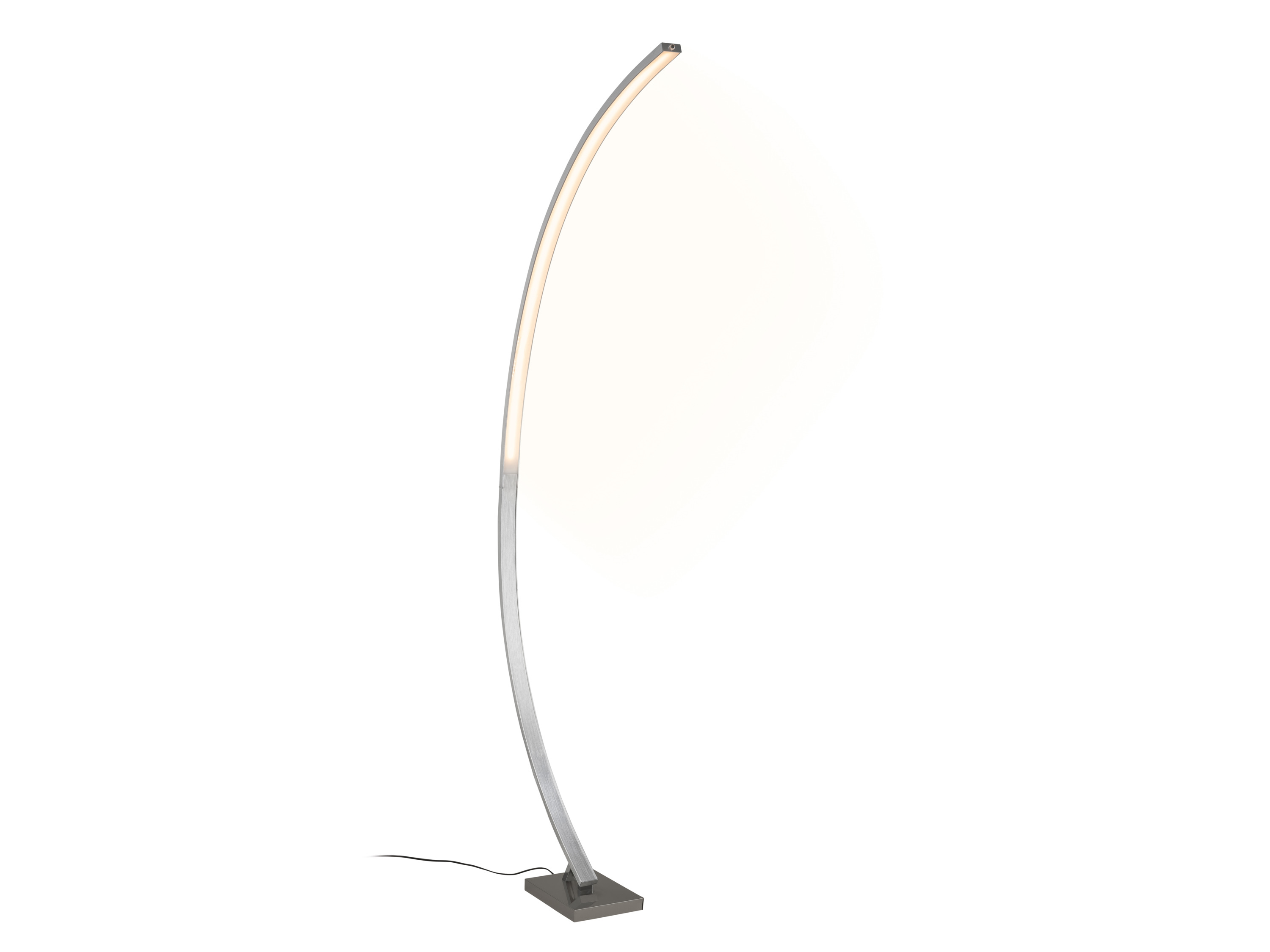 LIVARNO® Lampa podłogowa LED (Lampa podłogowa, nikiel matowy)