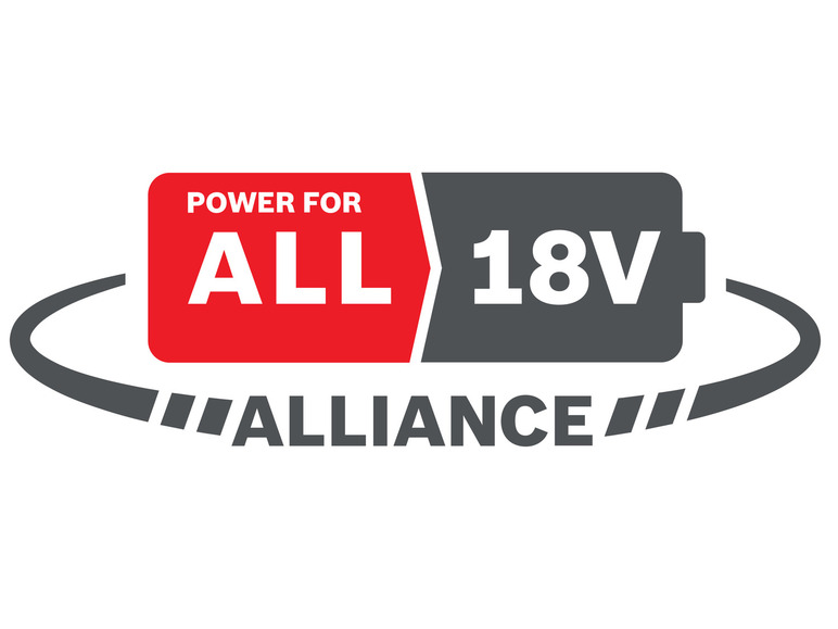 18V bateria do narzędzi różnych marek, z logo 'Alliance'.