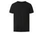 Czarny męski T-shirt z krótkim rękawem i okrągłym dekoltem