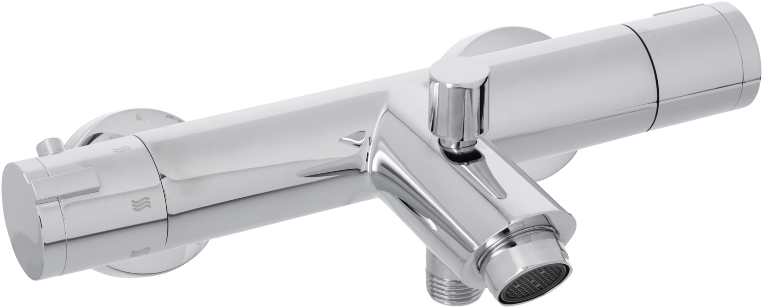 LIVARNO® Armatura prysznicowa lub wannowa z termostatem (Bateria wannowa chrom)
