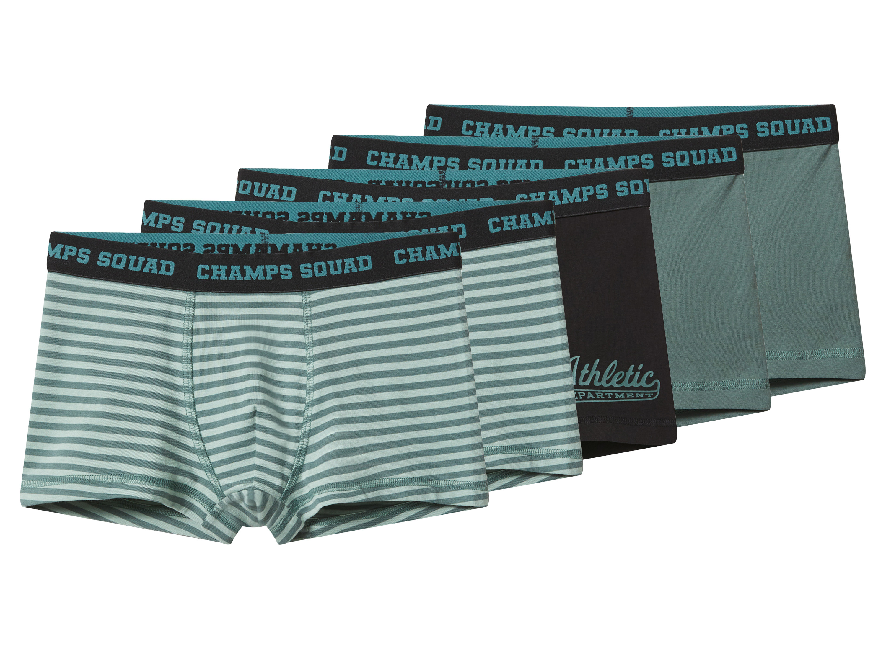 esmara® Bokserki chłopięce z bawełną, 5 pary (Zielony, 146/152)