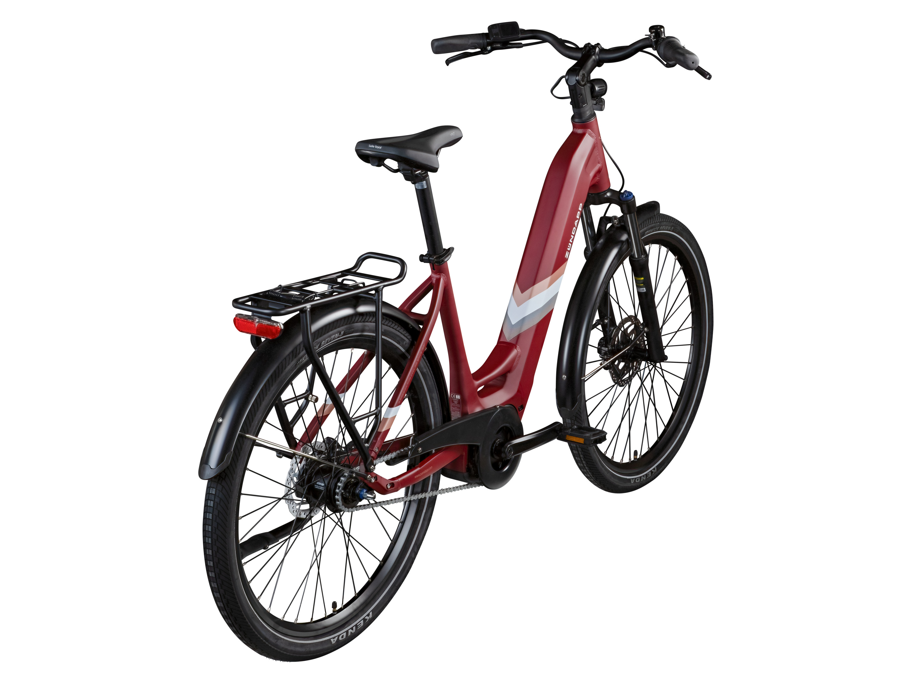 Zündapp Rower elektryczny X800 (Bordowy)