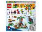 Zestaw LEGO Marvel 11200 z Spider-Manem, Ghost-Spider i dinozaurami w scenerii dżungli.