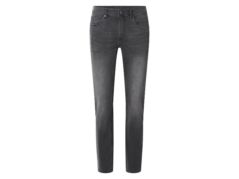 Jeansy męskie slim fit z bawełną