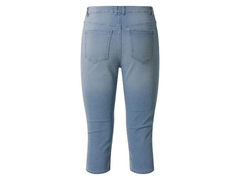 Jeansy capri slim fit damskie