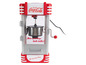 Czerwony popcorn maker w stylu retro z logo Coca-Cola.