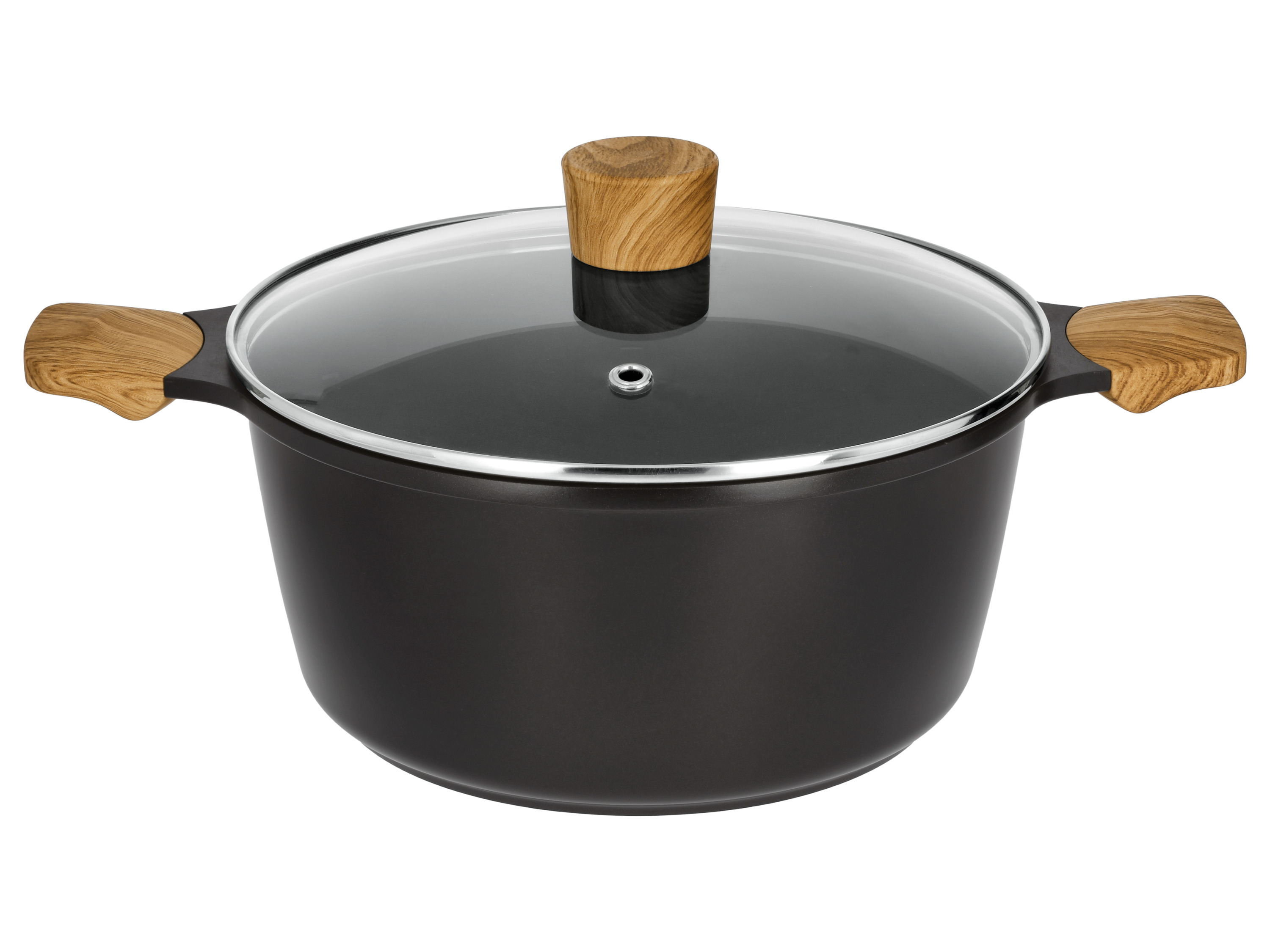 SILVERCREST® Garnek z odlewu aluminium z pokrywką, Ø 24 cm