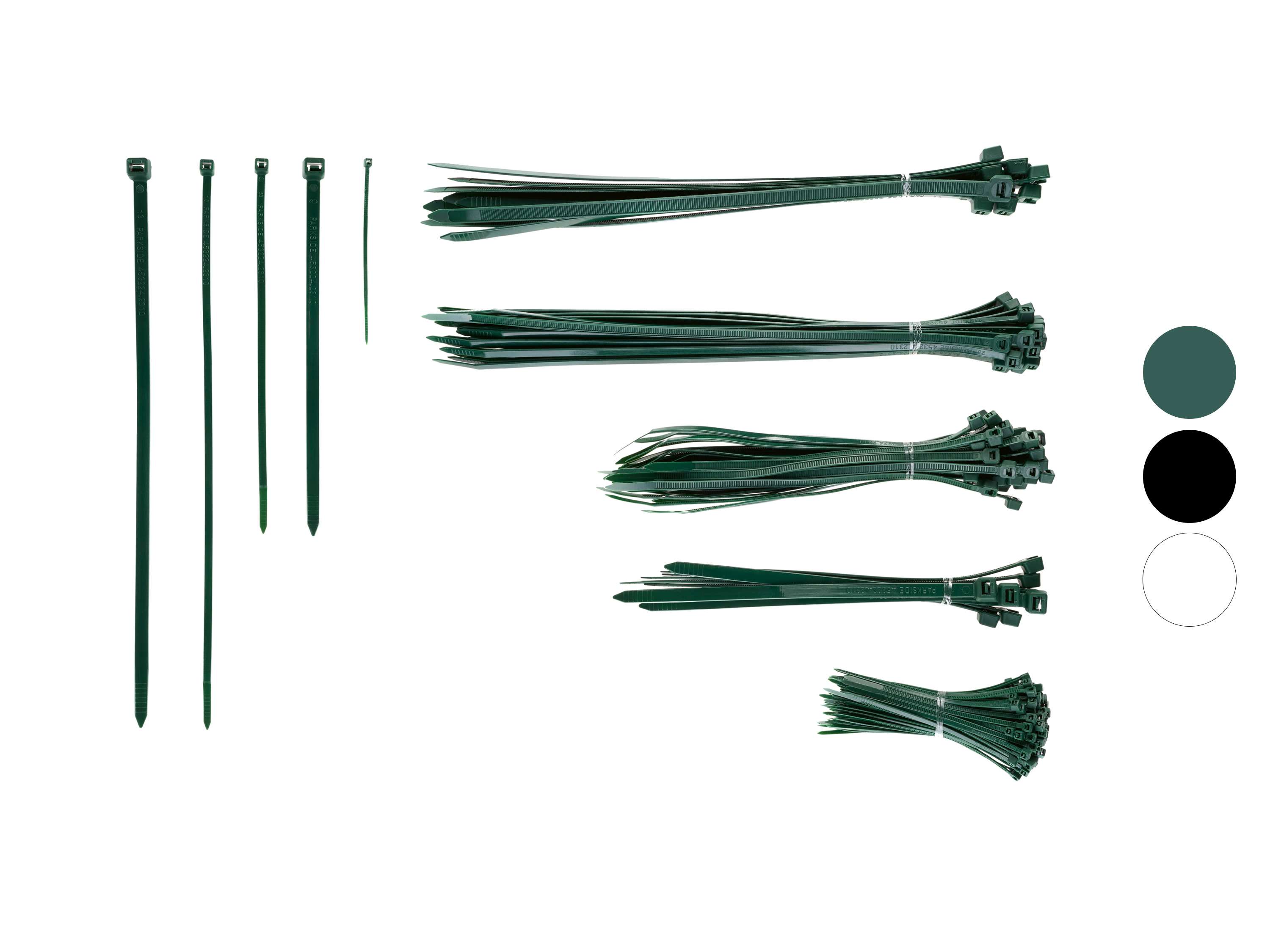 PARKSIDE® Zestaw 251 opasek zaciskowych do kabli