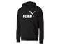 Czarna bluza z kapturem Puma z białym logo.