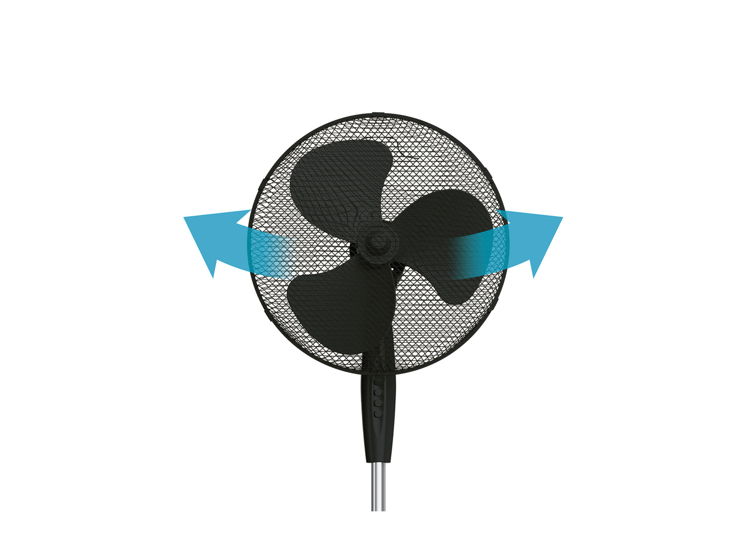 ᐉ SILVERCREST® Wentylator stojący good SSVF 38 A2, 3 stopnie dmuchawy