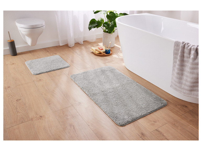 Pełny ekran: LIVARNO home Komplet dywaników łazienkowych z mikrofibry, 2-częściowy - zdjęcie 22