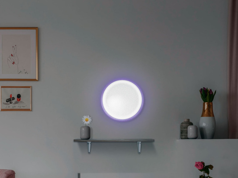 Pełny ekran: LIVARNO home Lampa sufitowa LED z kolorowym światłem dekoracyjnym - zdjęcie 11
