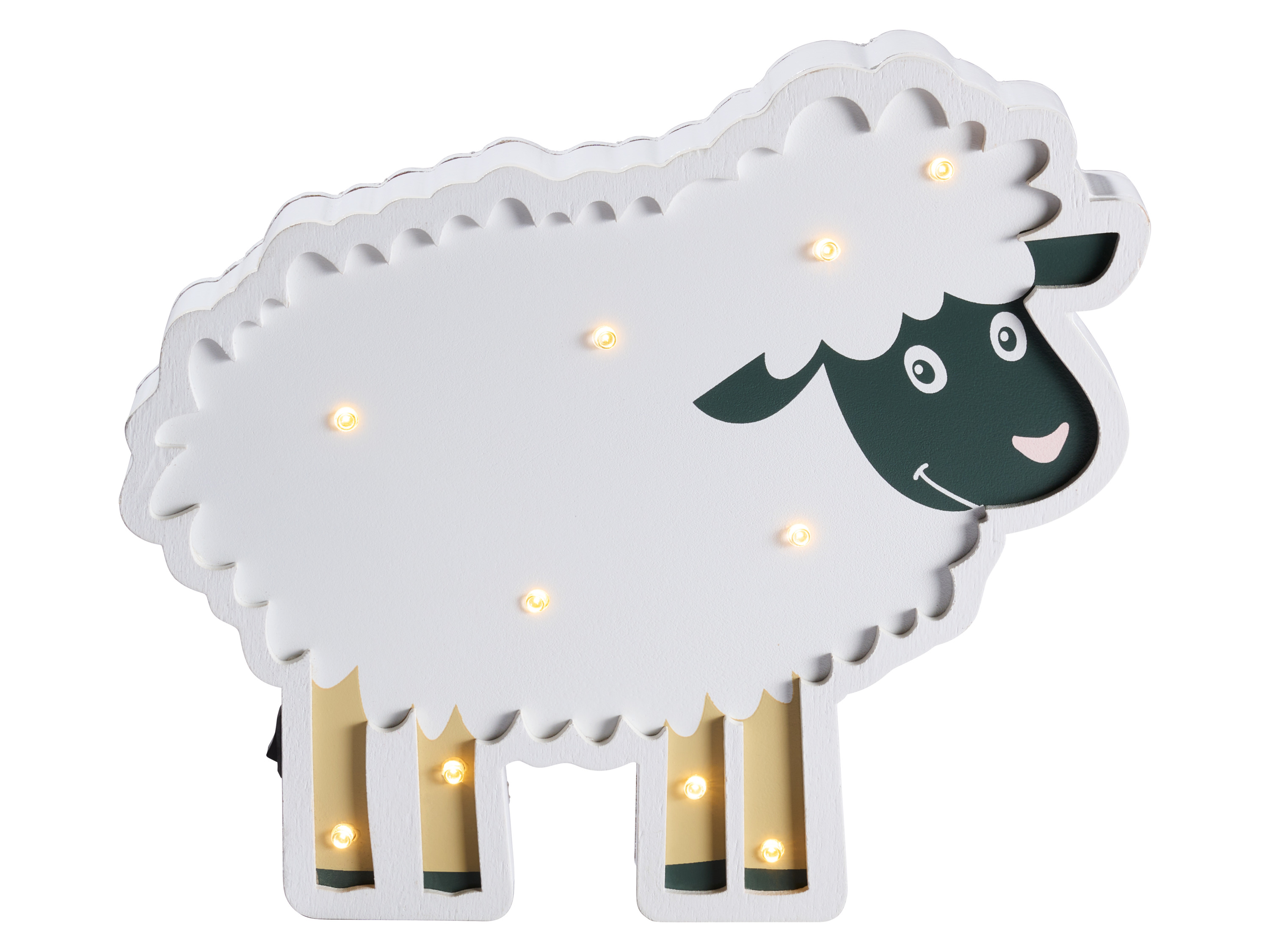 LIVARNO® Lampka dekoracyjna do pokoju dziecięcego, 10 LED (Owca)