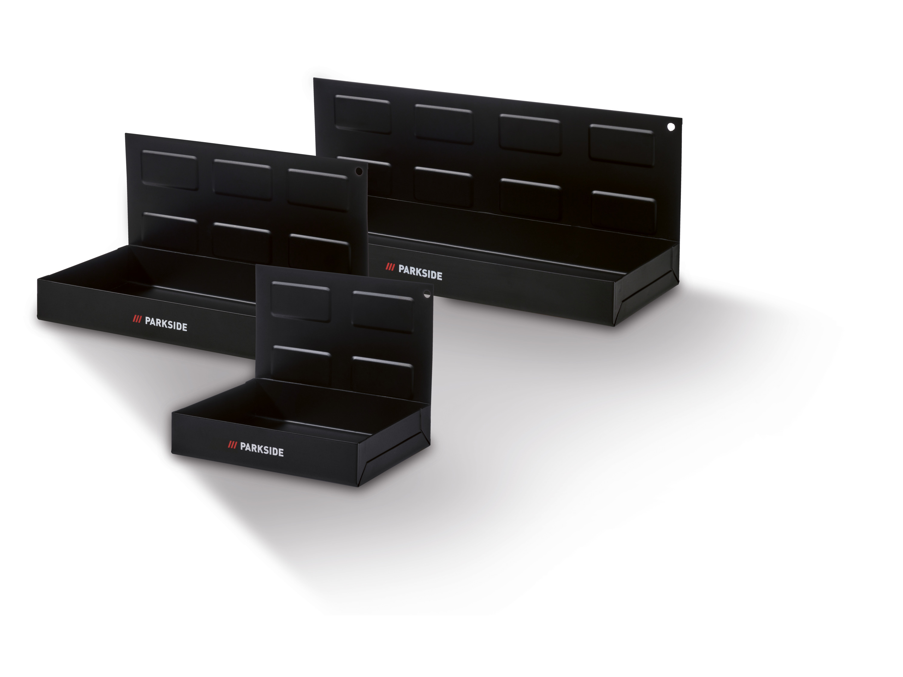 PARKSIDE® Zestaw półek magnetycznych, 3 lub 5 elementów (Zestaw półek magnetycznych 3 szt.)