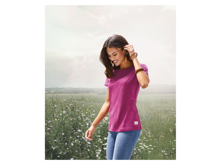 Pełny ekran: esmara® T-shirt damski z włóknem konopnym i bawełną organiczną - zdjęcie 13