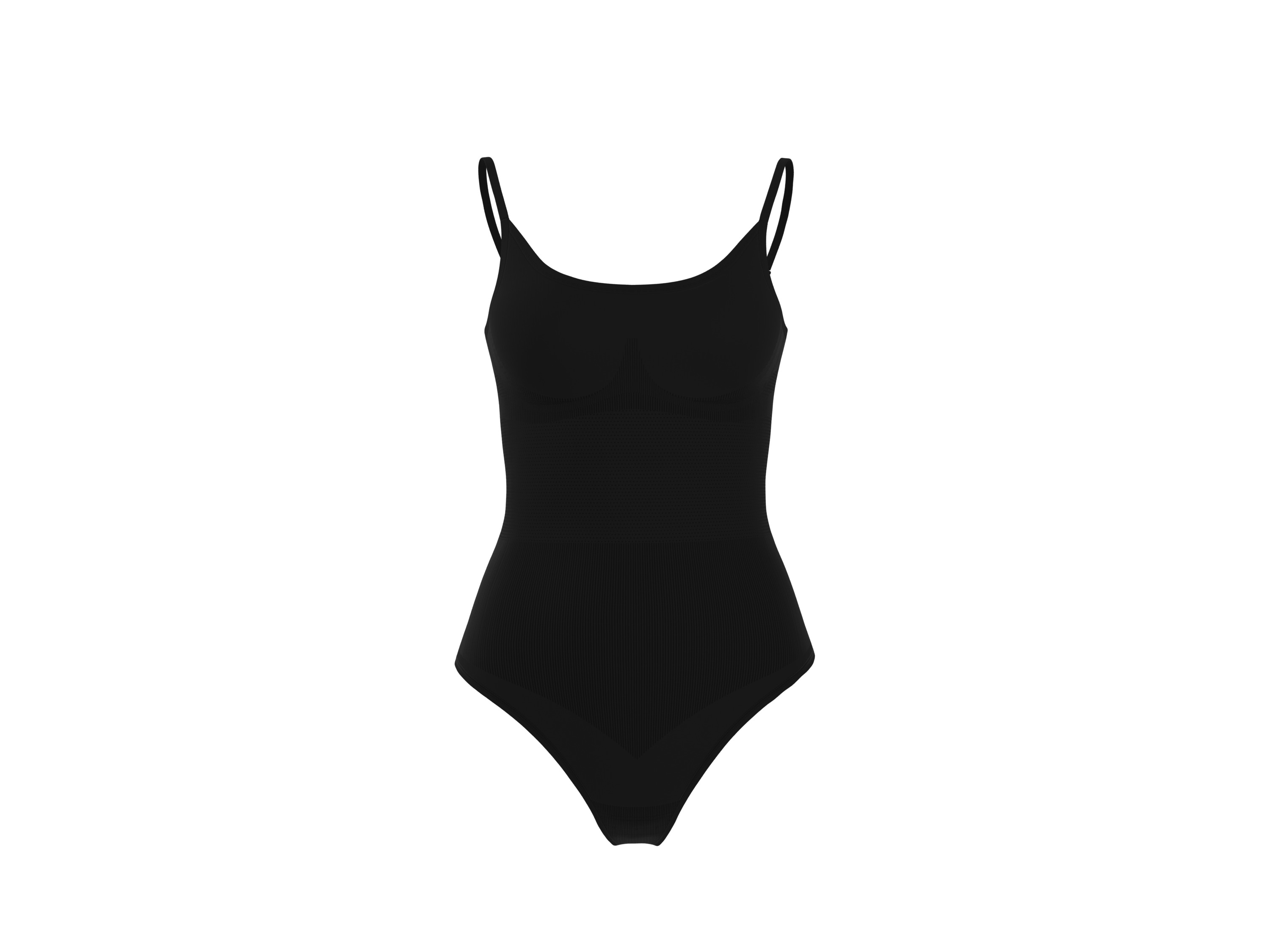 ESMARA® Body modelujące soft damskie (Czarny, S (36-38))