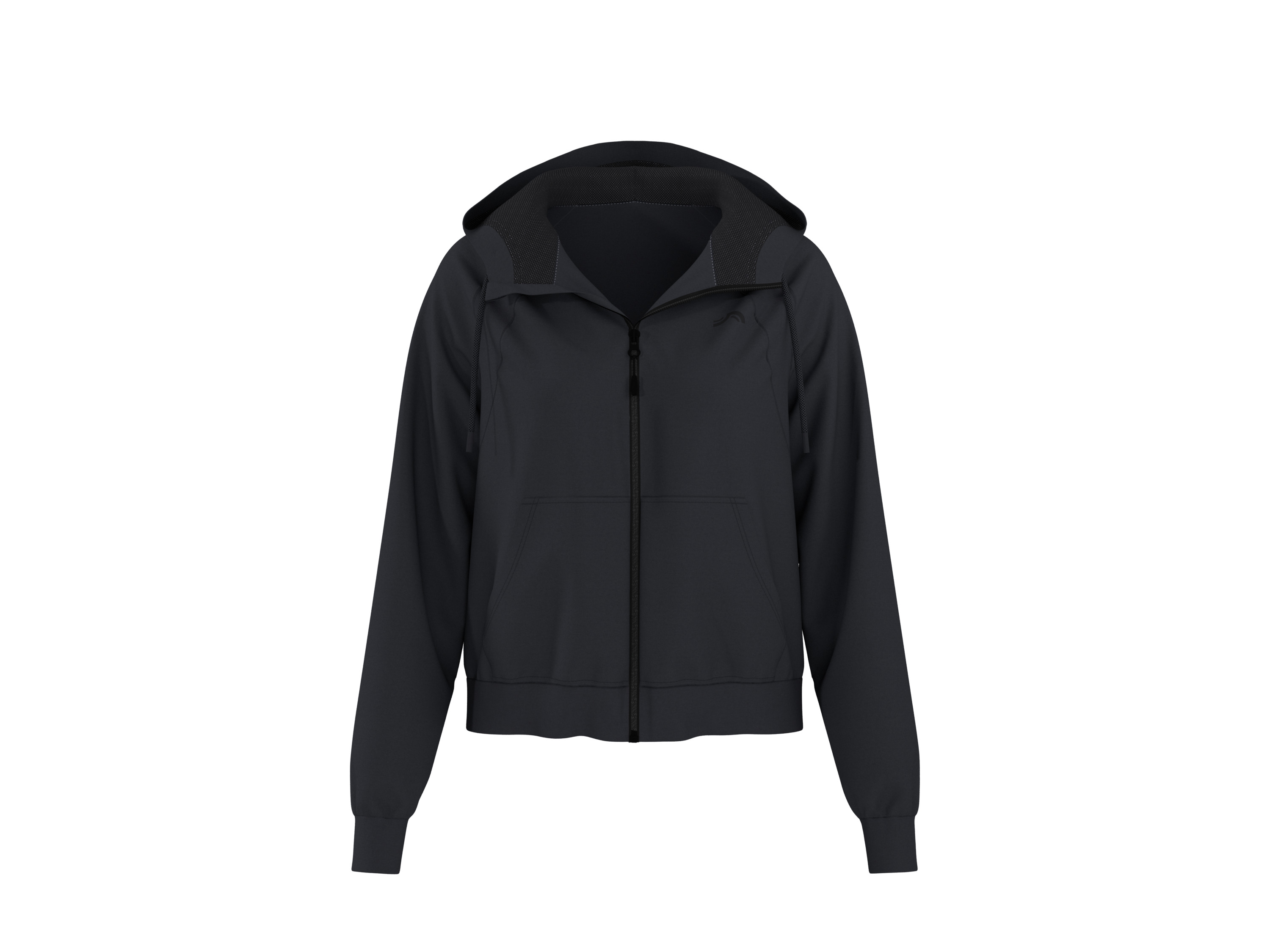 CRIVIT Bluza rozpinana damska (Czarny, L(44/46))