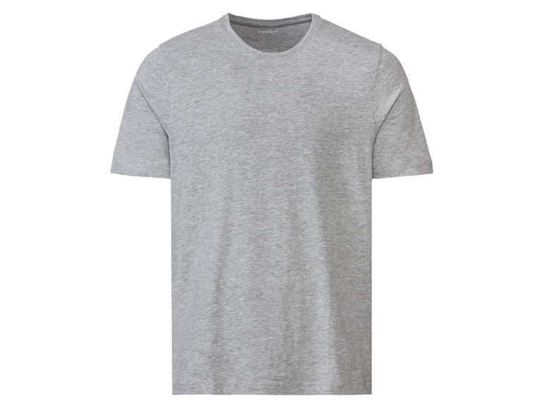 Pełny ekran: LIVERGY® T-shirt męski od piżamy, z bawełną - zdjęcie 2