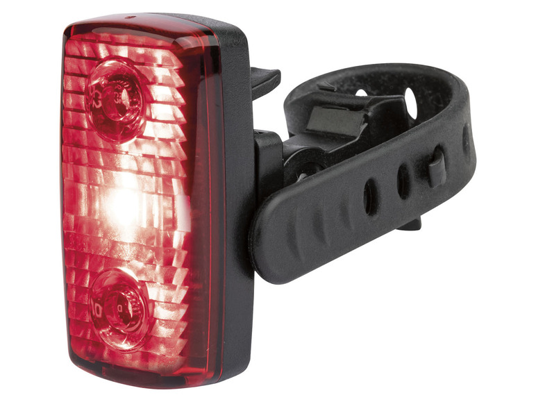 Pełny ekran: CRIVIT Zestaw lamp rowerowych LED z czujnikiem hamowania, 90/70/30/15 luksów - zdjęcie 4