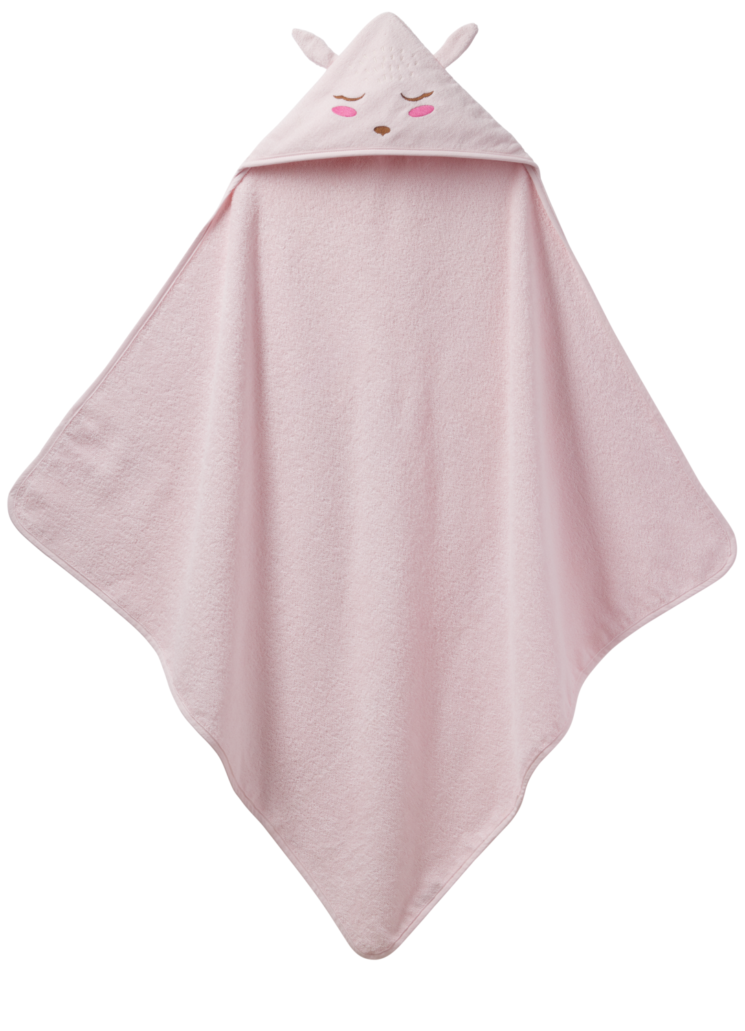 LUPILU® Ręcznik kąpielowy z kapturkiem dla niemowląt, 85 x 85 cm (Jeleń)