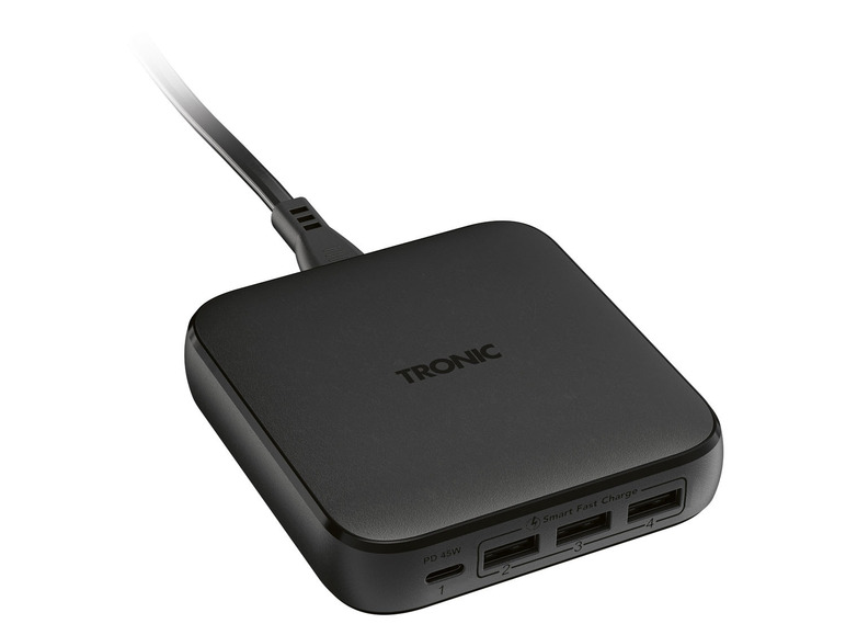 Pełny ekran: TRONIC® Ładowarka USB z 4 portami, PD, 65 W - zdjęcie 2