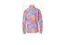 Polarowa bluza z wzorem tie-dye w kolorach różowym, niebieskim i pomarańczowym