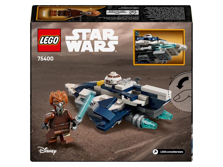 Zestaw LEGO Star Wars 75400 z minifigurką Plo Koona i statkiem kosmicznym.