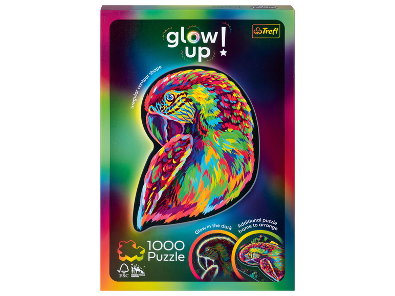 Pełny ekran: Trefl Puzzle Glow up w neonowych kolorach, 1000 elementów - zdjęcie 2