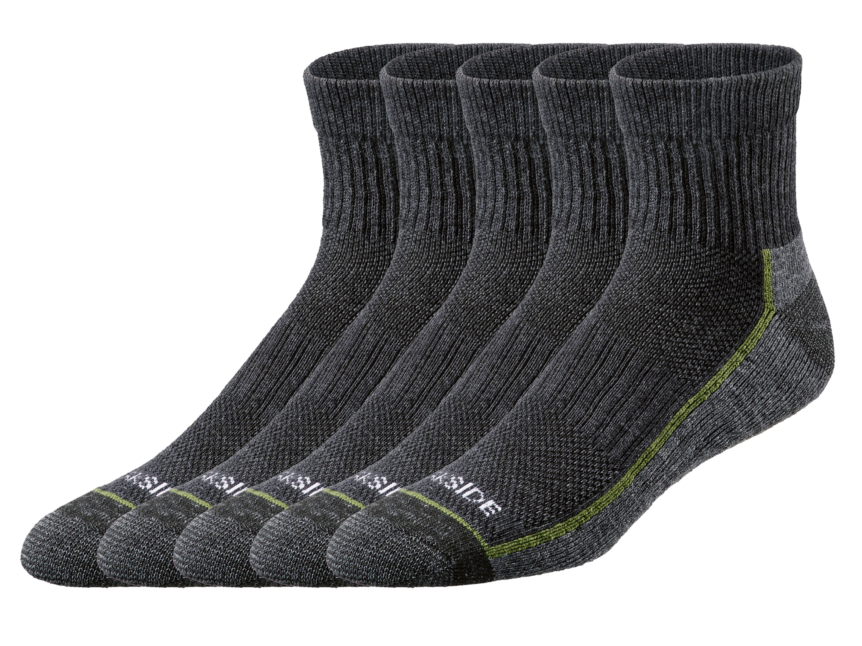 PARKSIDE® Skarpetki robocze męskie, 5 par (Szary, 39-42)