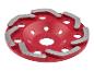 Czerwony diamentowy tarcza szlifierska do polerowania.